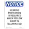 Signmission OSHA, Hearing Protection Is Required, 14in X 10in, 10" W, 14" H, Portrait, OS-NS-D-1014-V-13361 OS-NS-D-1014-V-13361 - alternate 1